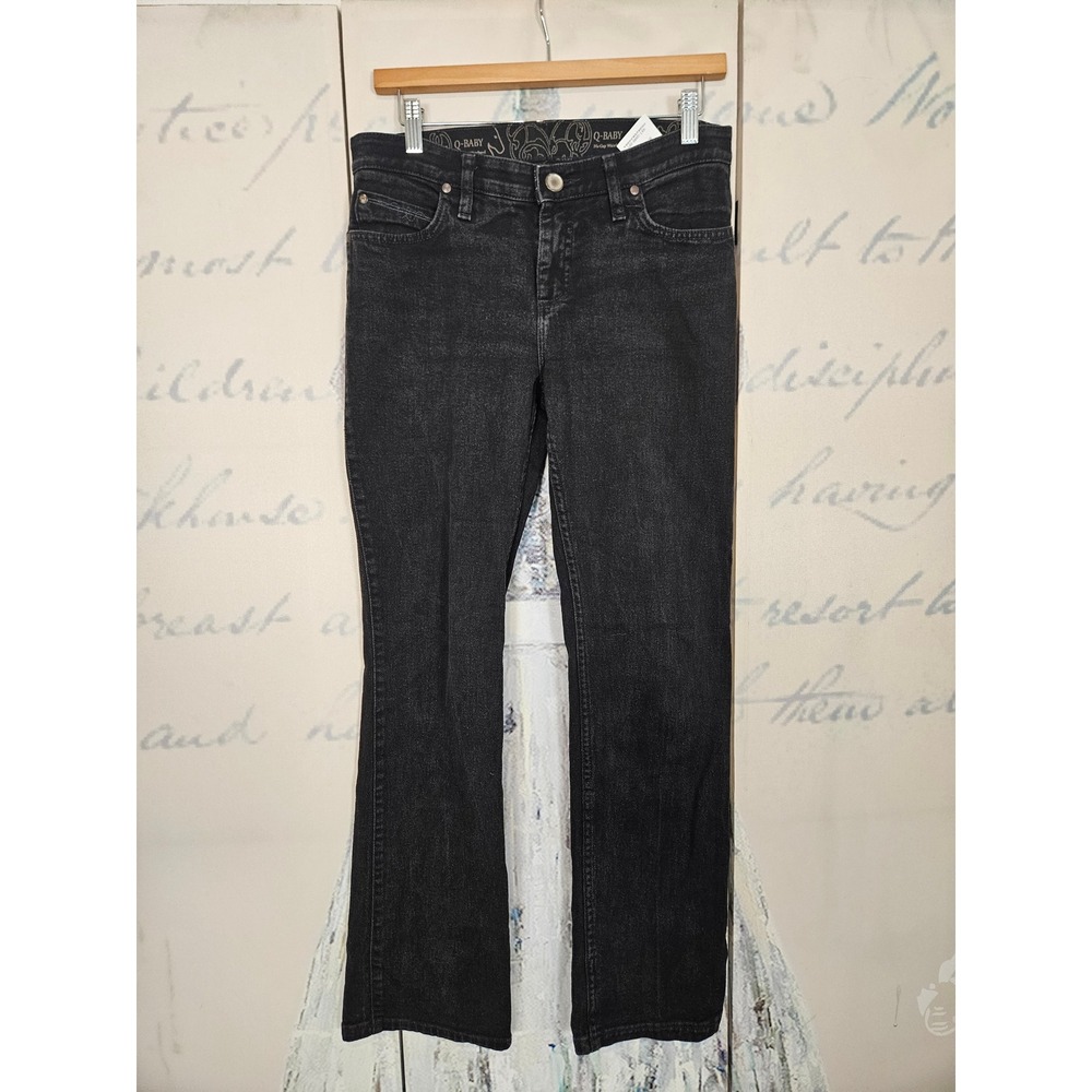 Wranglerâ Q-Baby Ultimate Riding Jeans 5/6x32 Black Bootcut Mid Rise Stretch